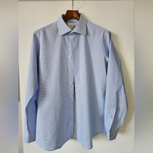 Harry Rosen Signature Slim Fit Dress shirt, light blue, size 16.5, 100% cotton